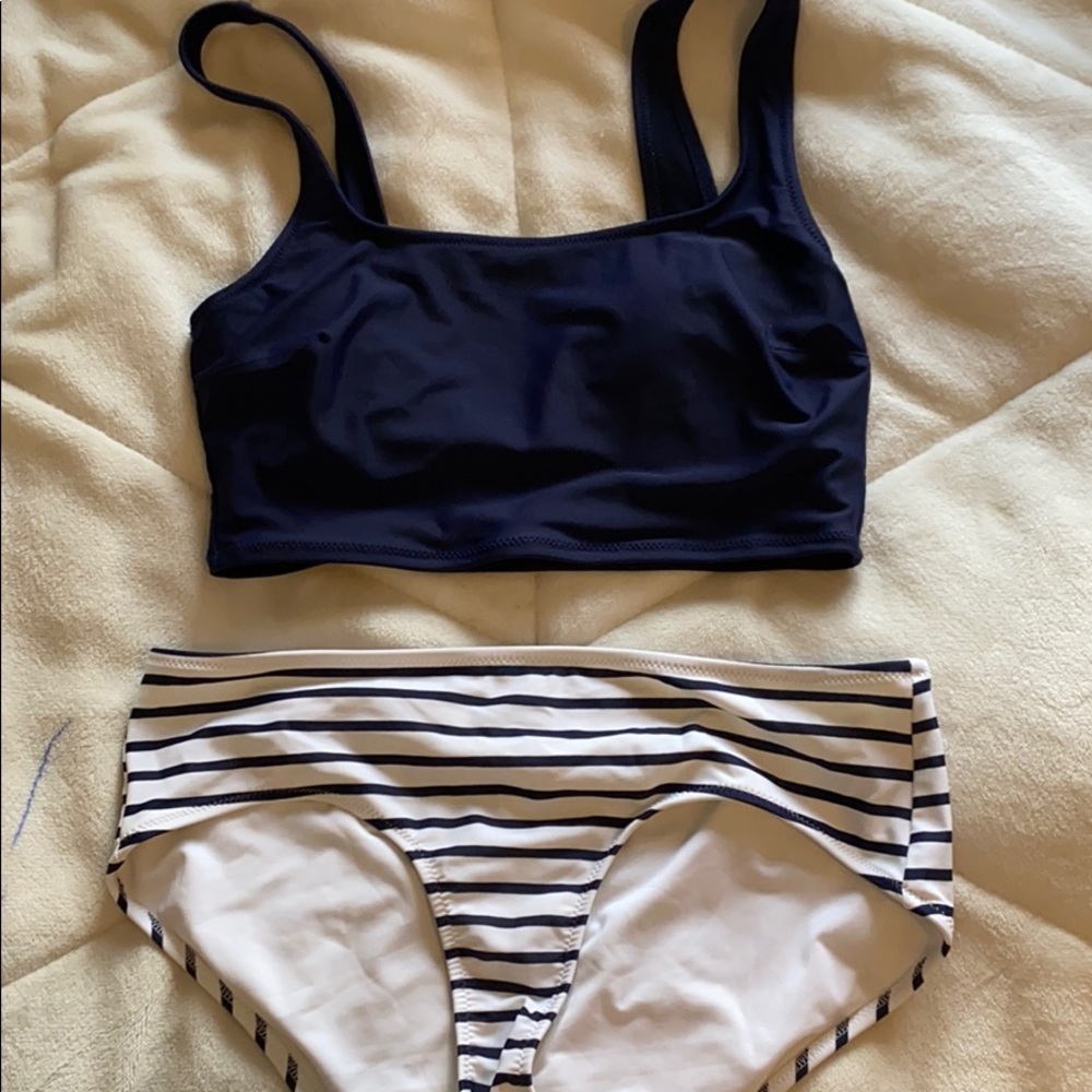 Aerie longline bikini top and bottoms